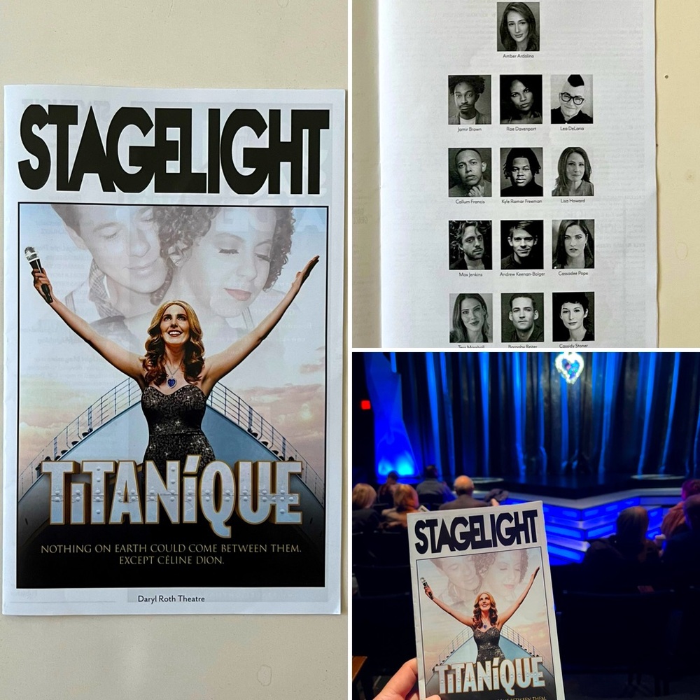 Titanique Musical Playbill Daryl Roth Theatre New York City April 2025